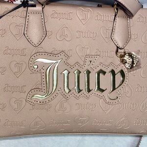 Juicy Couture Tan Embossed Women's Bag/ Crossbody NWT